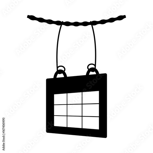 Calendar month banner graphic, time planning and events 2