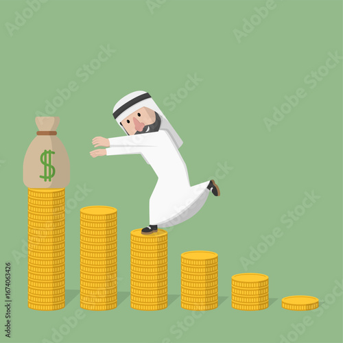 Business Man concept for advertising design with vector illustration Design