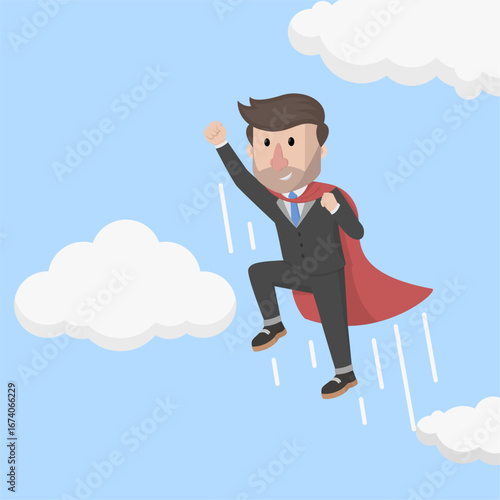Business Man concept for advertising design with vector illustration Design