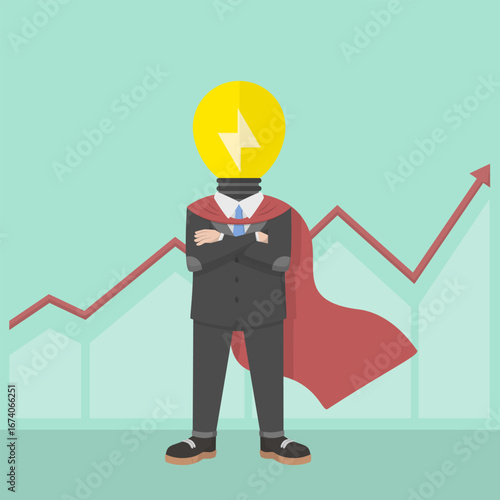 Business Man concept for advertising design with vector illustration Design