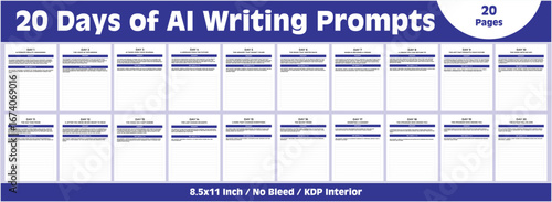 20 Days of AI Writing Prompts