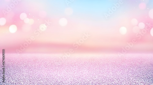 Pink Glitter Background Pastel Bokeh Sparkle Texture