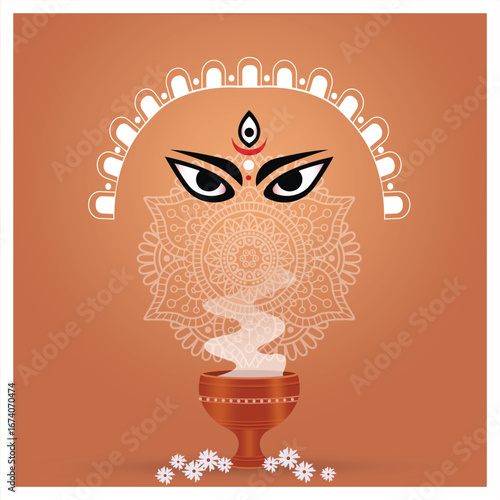 Durga pujo Indian Bengali festival cultural tradition Nabami