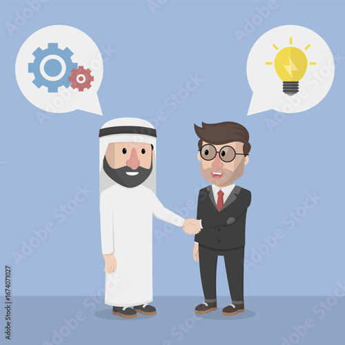 Business Man concept for advertising design with vector illustration Design