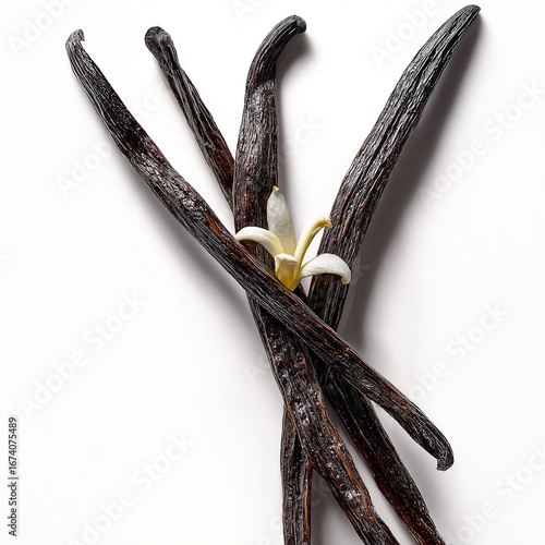 Vanilla ingredients photography