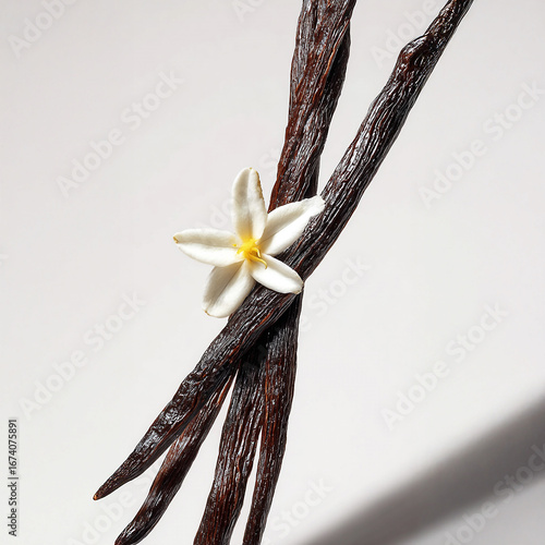 Vanilla ingredients photography