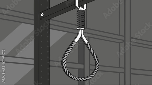 Depiction of a Noose.