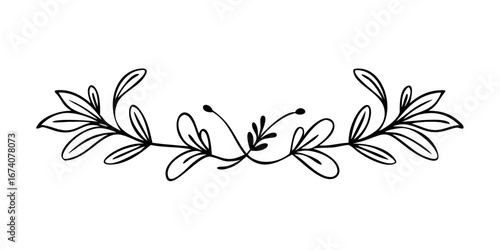 minimal botanical graphic sketch drawing, trendy tiny tattoo design, floral elements vector illustration.icon
