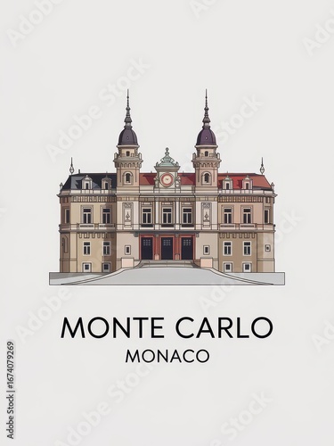 Vintage Travel Poster of Monte Carlo
