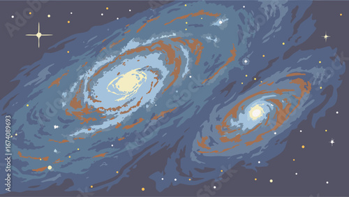 Abstract Galaxy Spiral.