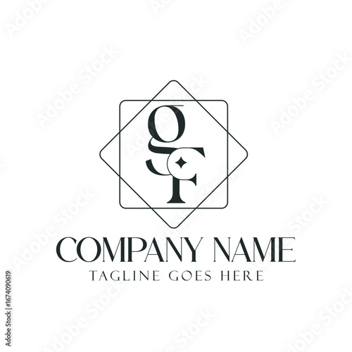 Letter GF or FG Creative Luxury Vector Logo Design for Jewelry, Boutique, and Business