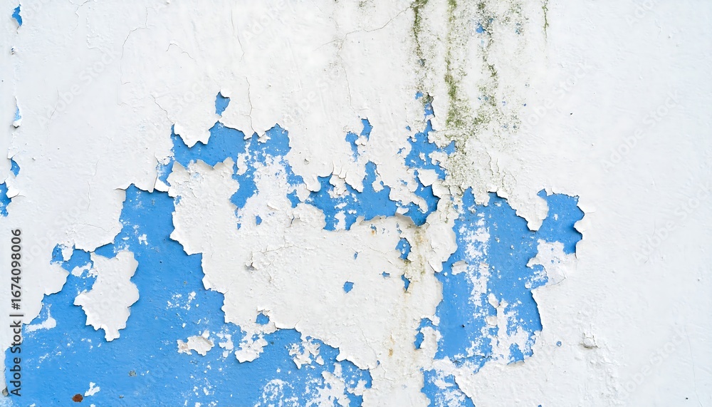 Obraz premium Peeling paint on a wall
