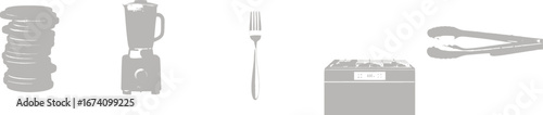 Kitchen Utensils and Appliances Collection blender