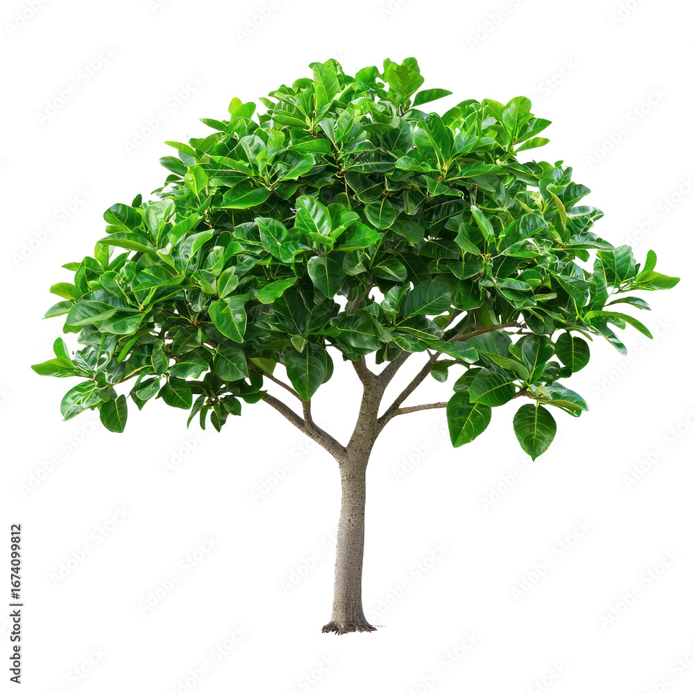 Obraz premium Ceylon Spinach Tree isolated on transparent background