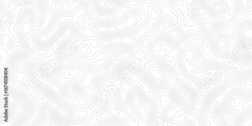Background of the grey white topographic map. Topographic lines, contour background. topo map texture. Dense lines, Background of the topographic map. Topographic lines texture.