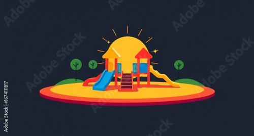playground equipment icon, park leisure vector, children play set illustration, outdoor activity icon, park fitness playground, kid swings vector, slide playground symbol, climbing equipment icon, tod
