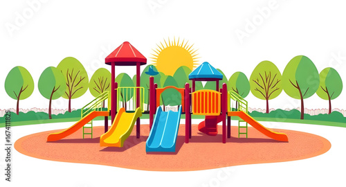 playground in the park icon, park playground vector, kids playground icon, swing set icon, slide and swings symbol, outdoor play area icon, children park equipment, recreation park icon, playground si