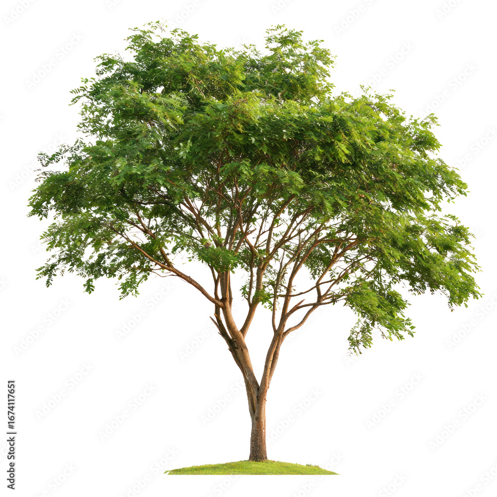 Obraz premium Leucaena Tree isolated on transparent background