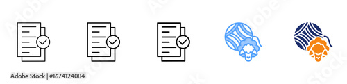 Accepted IconDifferent Style,outline,collection,set 