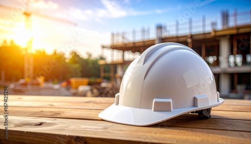 Safety Helmet in Industrial Workplace