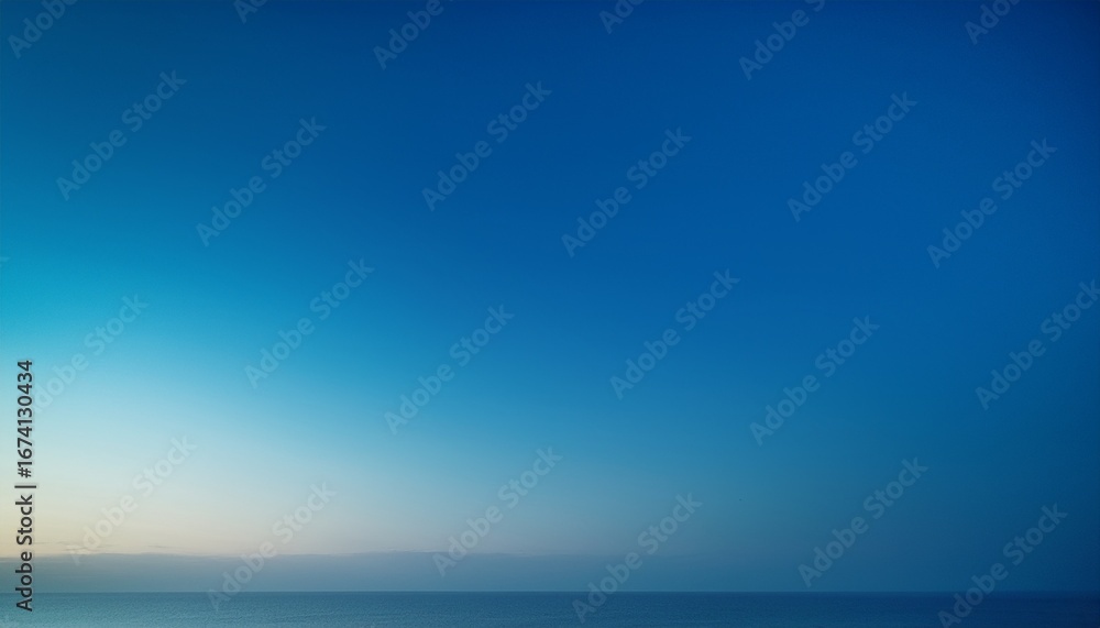 Obraz premium subtle teal to midnight blue gradient background light sky