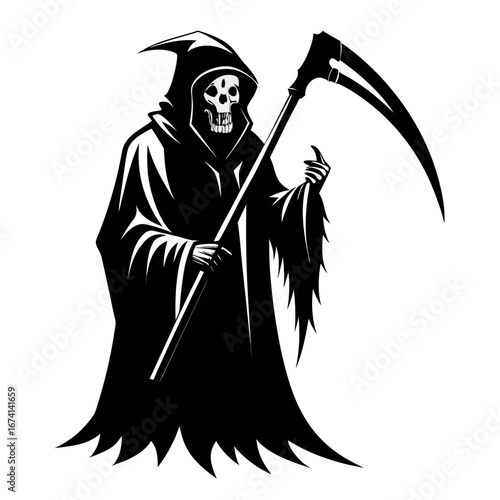 Cute Black Cat Silhouette – Halloween Vector Icon