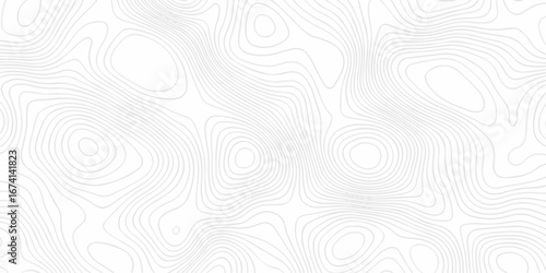 Abstract minimal The pattern discovery vector topo map. creative discovery White wave grid stripe line map topography. vector geographic contour mounted map background.	