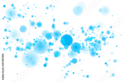 Wallpaper Mural Sparkling Stardust Light with Glistering Glow, Blue Shine, and Festive Bokeh Effects on a Transparent Background Torontodigital.ca