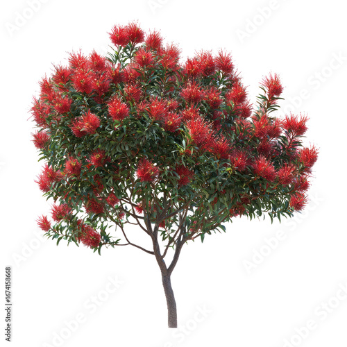 Bottlebrush Tree Tree isolated on transparent background