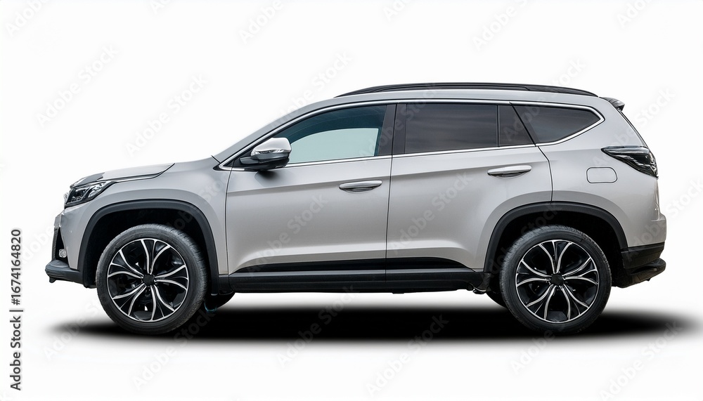 Obraz premium modern suv isolated on transparent or white background