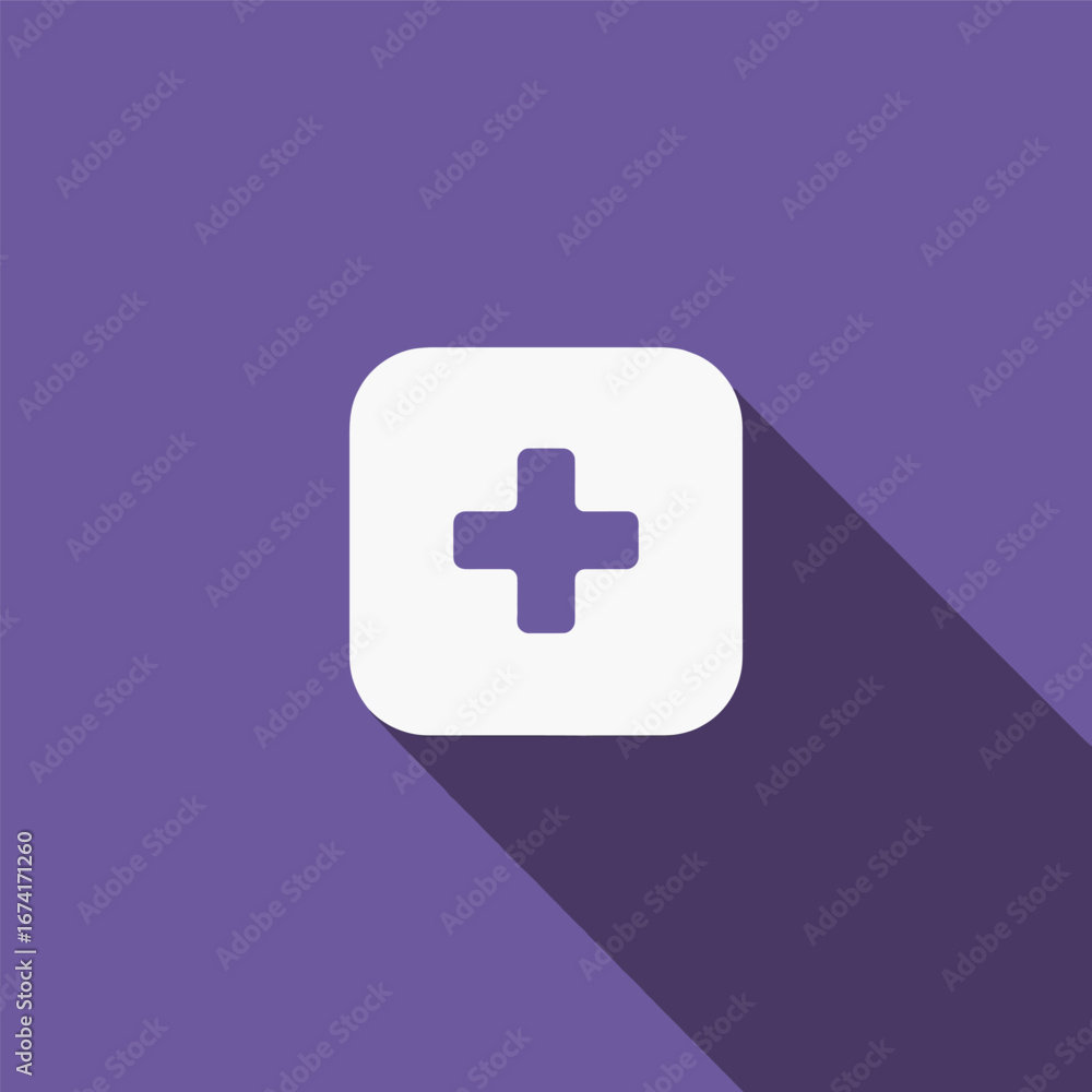 Obraz premium Plus icon vector illustration for add, symbol, sign, and design concept