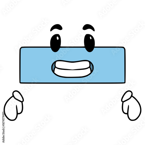 minus math character illustration hand drawn isolated vector