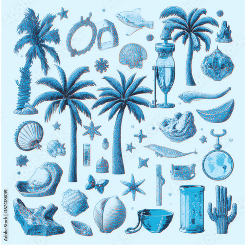 beach, tropical plants, underwater, diving, sea creatures, sailing, maritime, nautical, seascape, paradise, island life, coastal