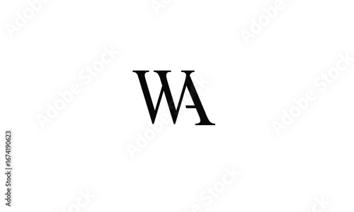 WA,AW,W,A,A,W abstract, letters, logo, monogram, style, symbols, ambitions, icons, 
