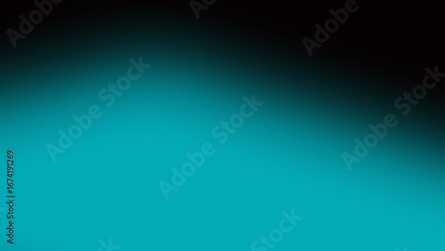 Cool and Refreshing Teal Abstract Background with a Smooth Upward Gradient and a Dark Upper Edge