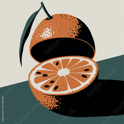 fresh, juicy, orange, citrus, food, leaf, fruit, cut, half, ingredient, mandarin, design, tangerine, section, dessert, juice, nature, set, organic, orange fruit, piece, closeup, vitamin, collection, 