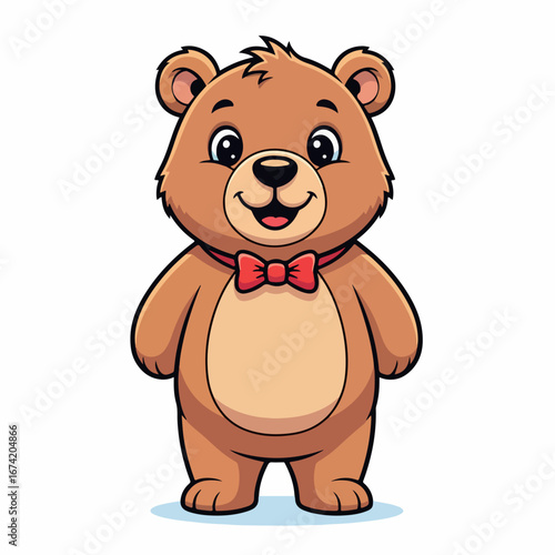 bear, cartoon, animal, toy, teddy, vector, illustration, brown, baby, fun, isolated, character, teddy bear, mammal, love, dog, smile, cute, drawing, child, fur, wild, icon, cub, animals