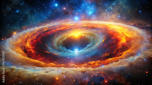 Isolated background image and podium and technology image 