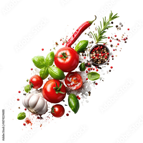 A vibrant medley of fresh produce