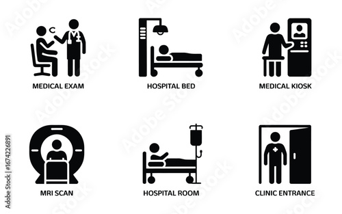 Healthcare and medical icons set
