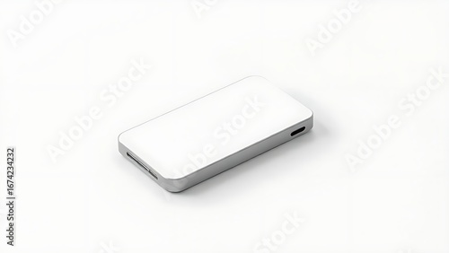 Wallpaper Mural Minimalist communication device with a sleek design and polished surface on a neutral backdrop. Torontodigital.ca