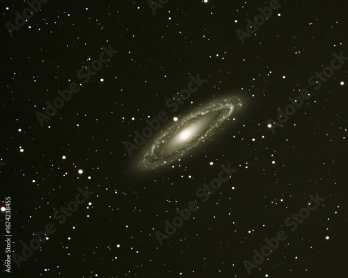 Stunning Spiral Galaxy in Deep Space Astrophotography