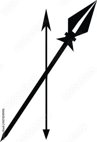 A white compass with an arrow points to a blue sky with clean energy windmills