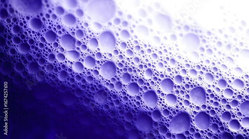 Abstract Purple Bubbles Texture Background Closeup