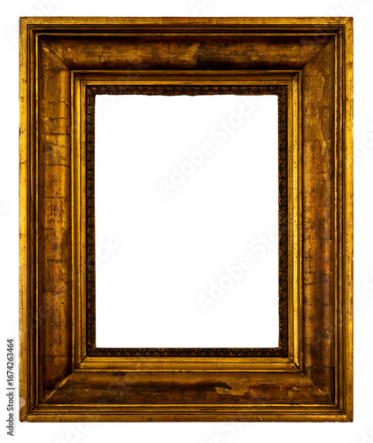High-Resolution 18th Century Czech Picture Frames with Transparent Background