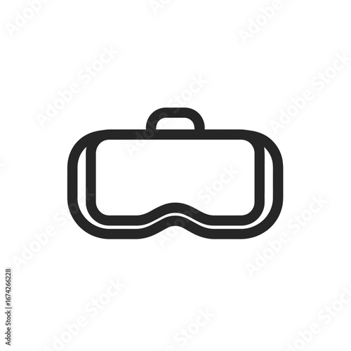 Virtual Reality Headset Icon - Futuristic Technology for Immersive Experiences