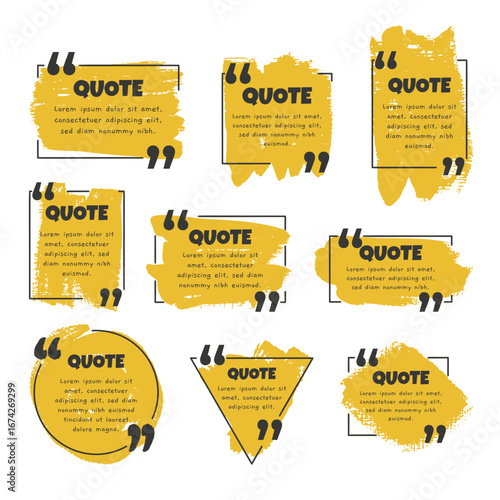 Hand painted quote box frame collection