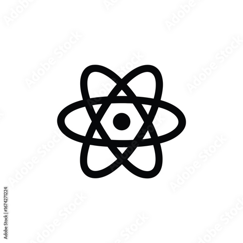 React Icon Modern UI Development and JavaScript Framework Symbol for Web Applications