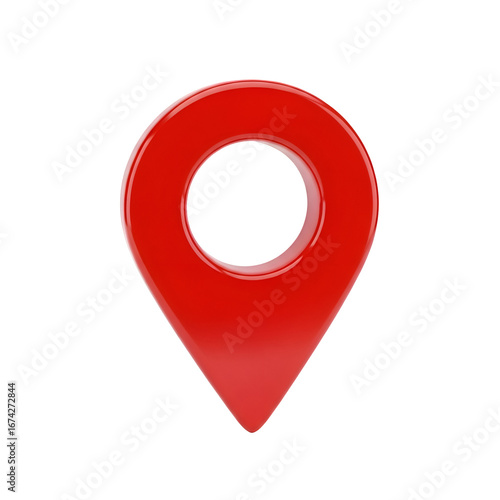 Free Download Create Glossy Red Map Markers with Transparent Backgrounds using 3D Modeling Software - GFXLoad