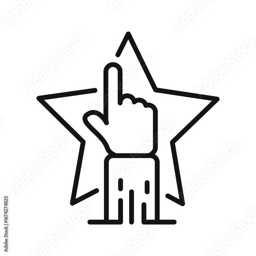 Line icon Vector illustration design